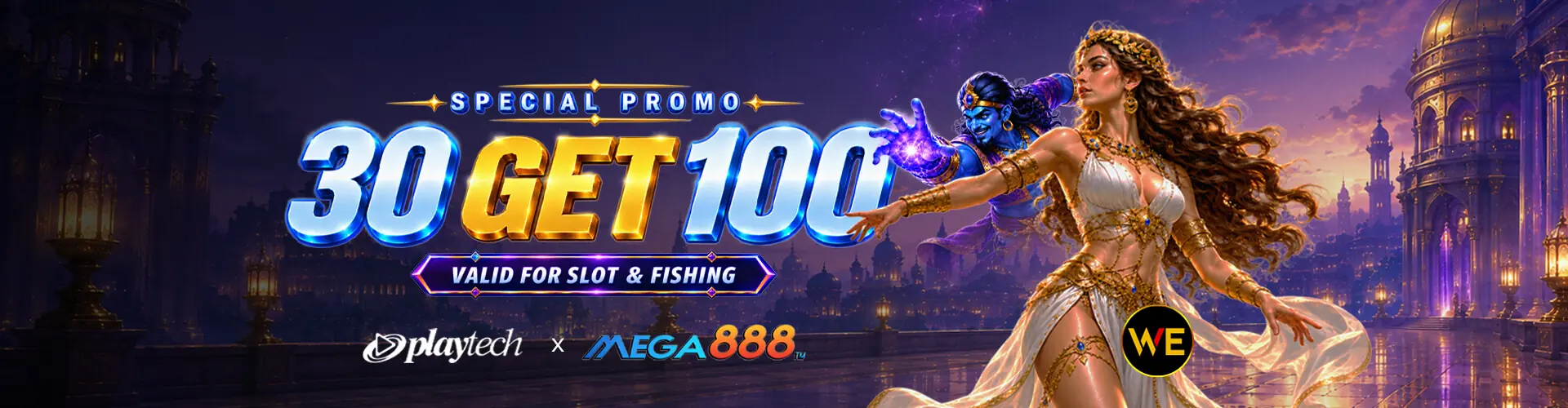 WeClub 30 Get 100 special offer banner